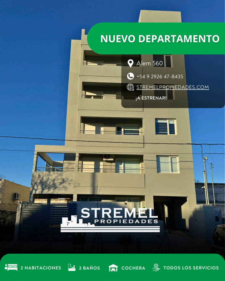 Departamento comodo y calido a estrenar