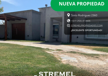 Encantadora Casa en Coronel Suarez con lindo y amplio jardin