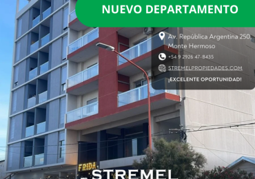 Hermoso departamento en Venta en Monte Hermoso