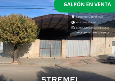 Galpon ideal para emprendimientos en Coronel Suarez